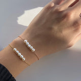 Bracelet à Perles Alignées