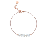 Bracelet à Perles Alignées