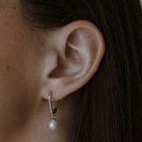 Boucles d’oreilles Barre & Perle