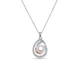 Teardrop Diamond Necklace