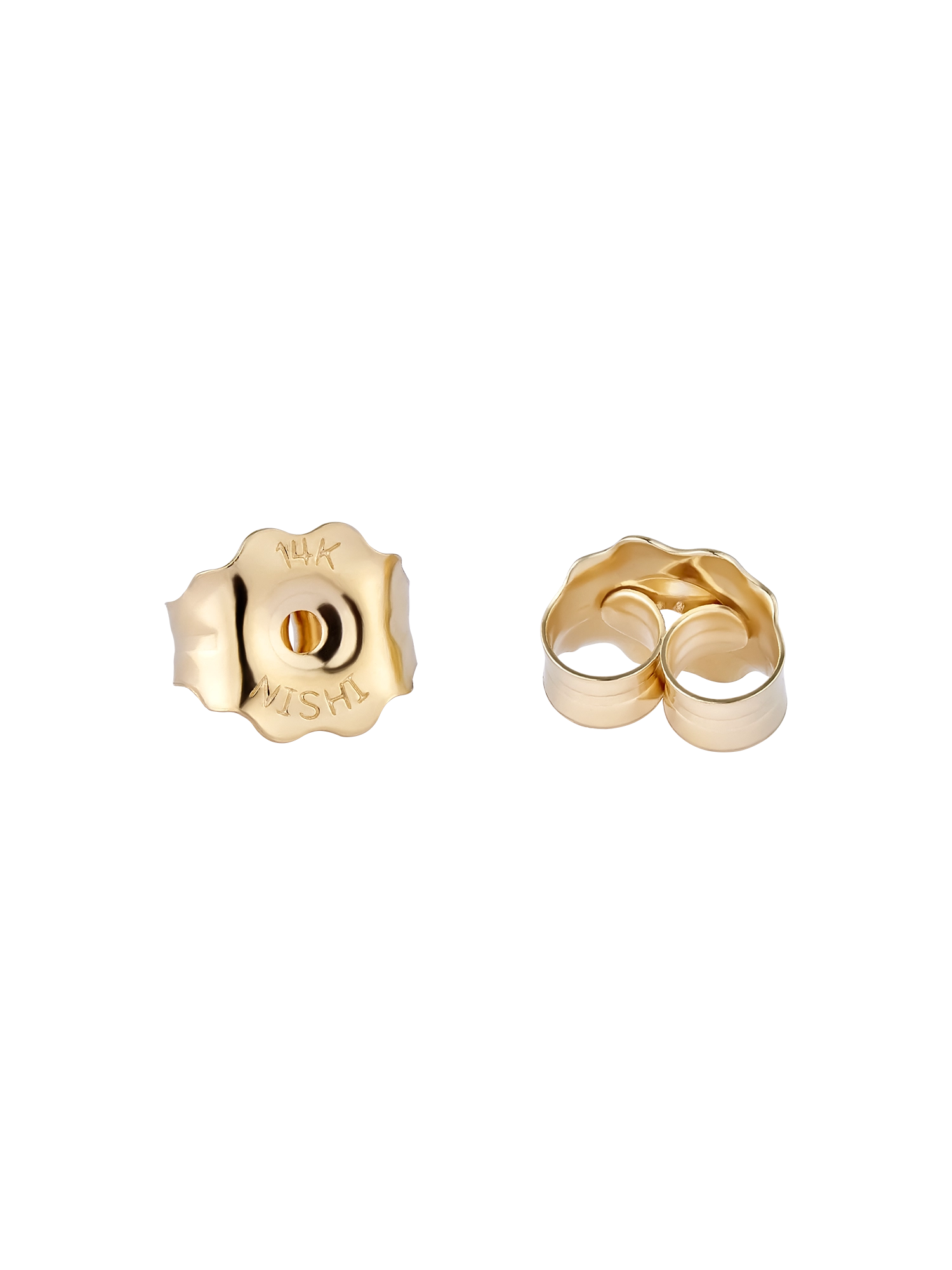 Nishi pearls 14kt gold butterflies 
