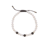 Triple Crystal Bead Bracelet