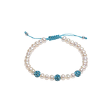 Triple Crystal Bead Bracelet