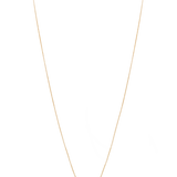 Amore Necklace - 13-14mm white baroque freshwater pearls in 14kt yellow gold, 16-18in by Nishi Pearls, studio alternate angle