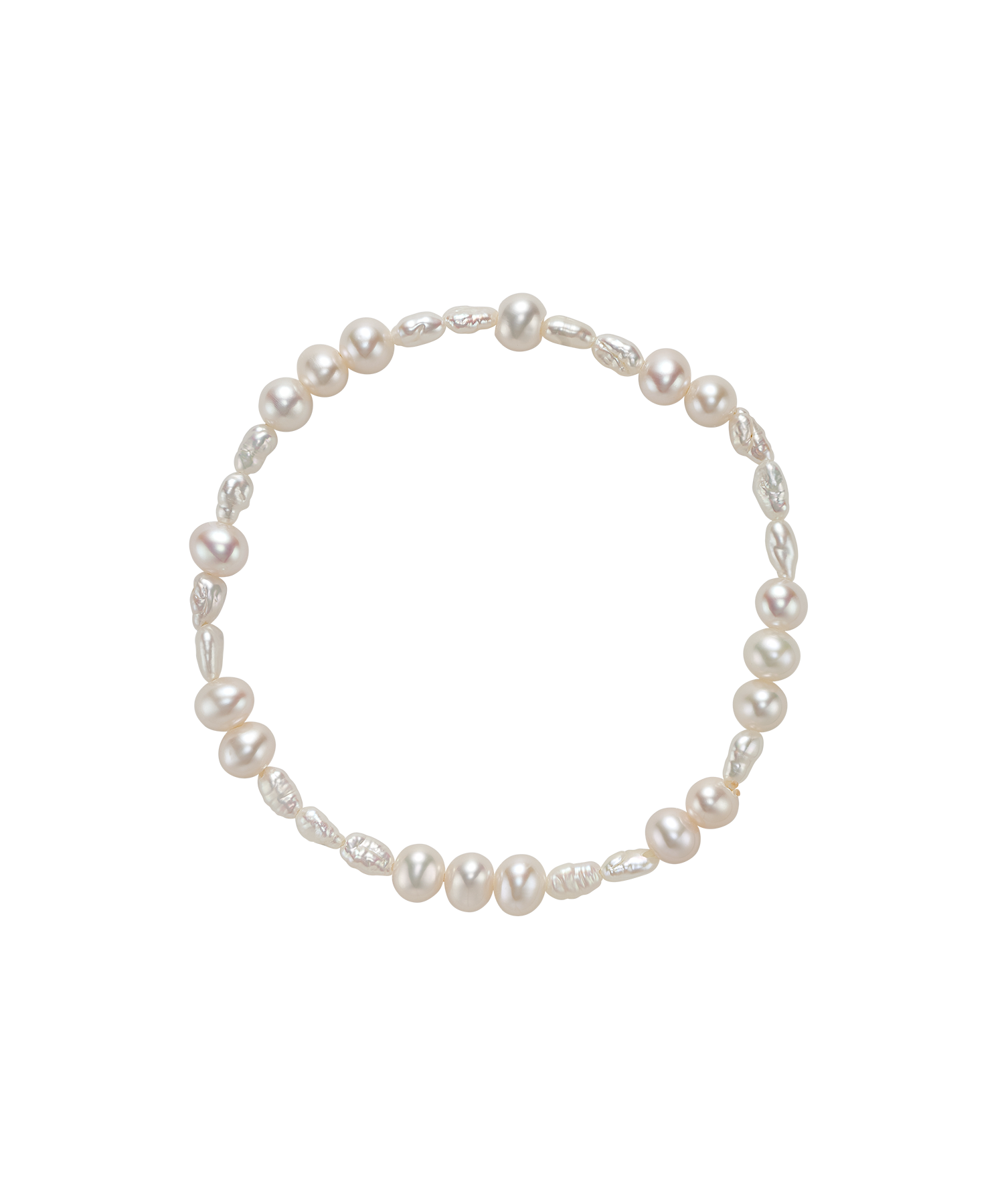 Clea Bracelet - white freshwater pearl bracelet by Nishi Pearls