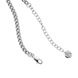 Harley Necklace - sterling silver adjustable chain and clasp by Nishi Pearls, close-up detail