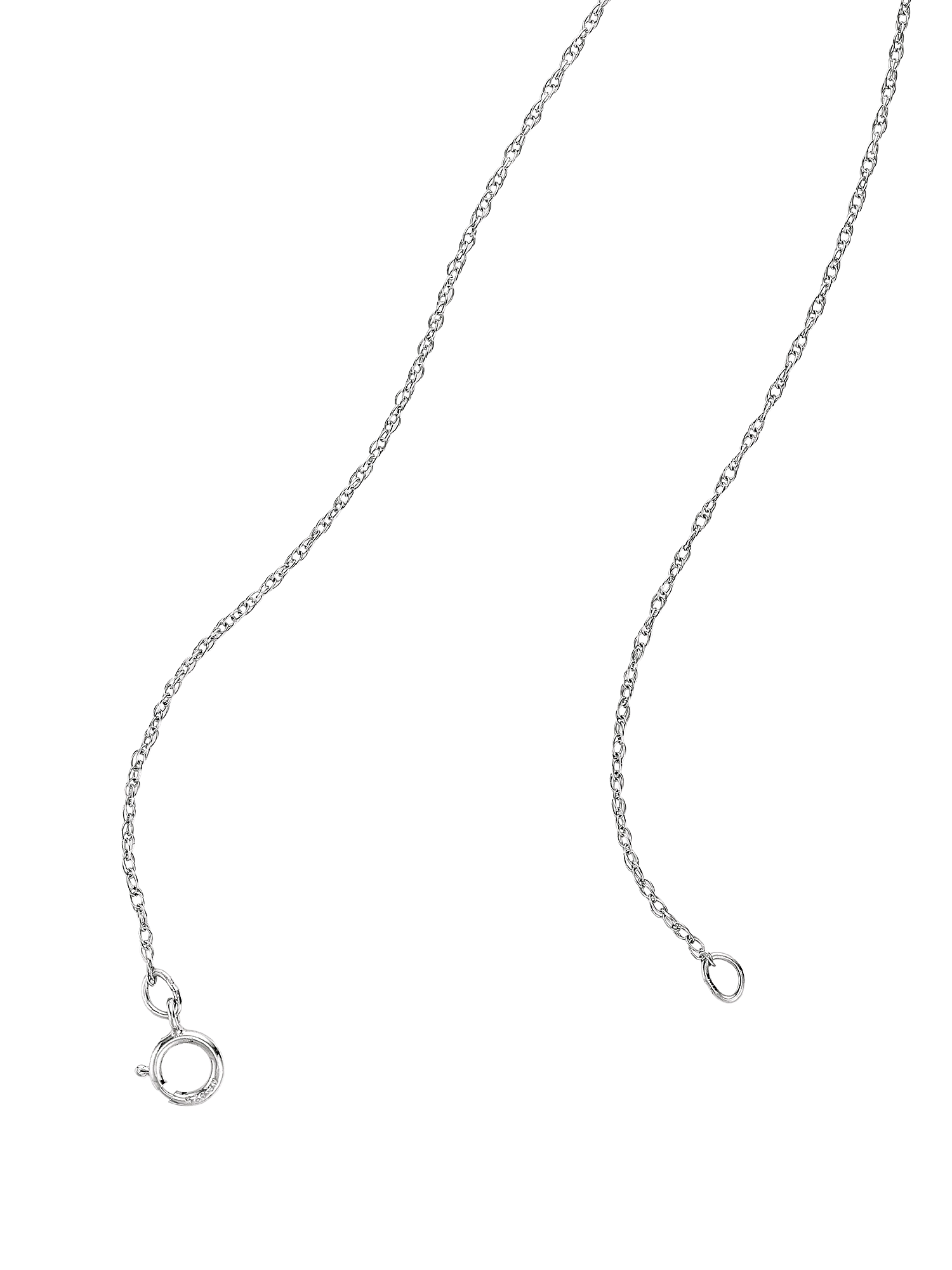 Infini Necklace - 8-9mm sterling silver with topaz, 18in by Nishi Pearls, studio alternate angle
