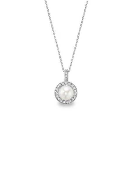 Halo Necklace – Nishi Pearls Halo Necklace – Nishi Pearls